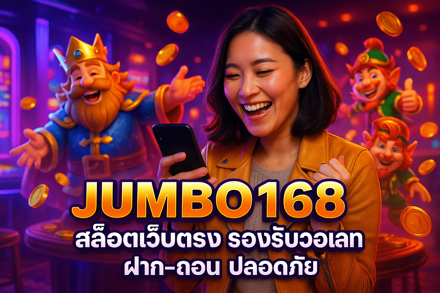 JUMBO168 สล็อตเว็บตรง รองรับวอเลท ฝาก-ถอน ปลอดภัย