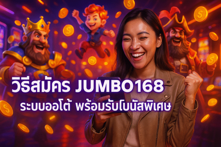 วิธีสมัคร JUMBO168 ระบบออโต้ พร้อมรับโบนัสพิเศษ