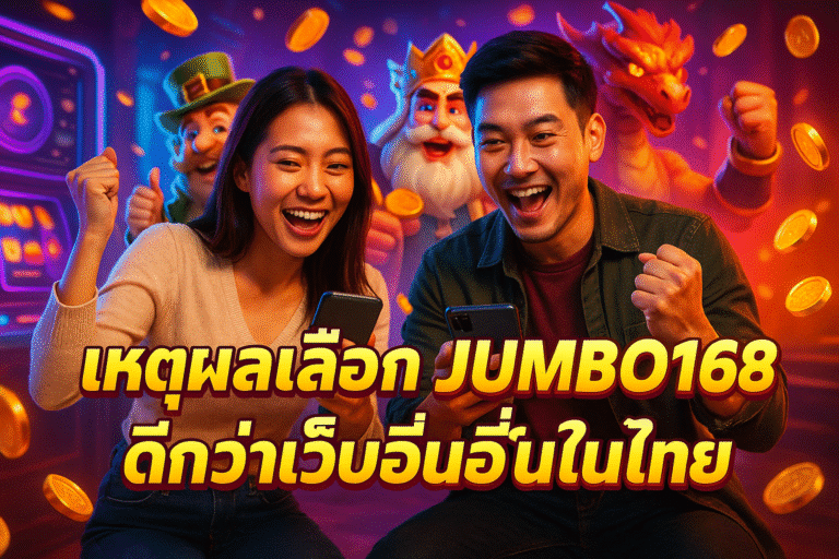 เหตุผลเลือก JUMBO168 ดีกว่าเว็บอื่นในไทย