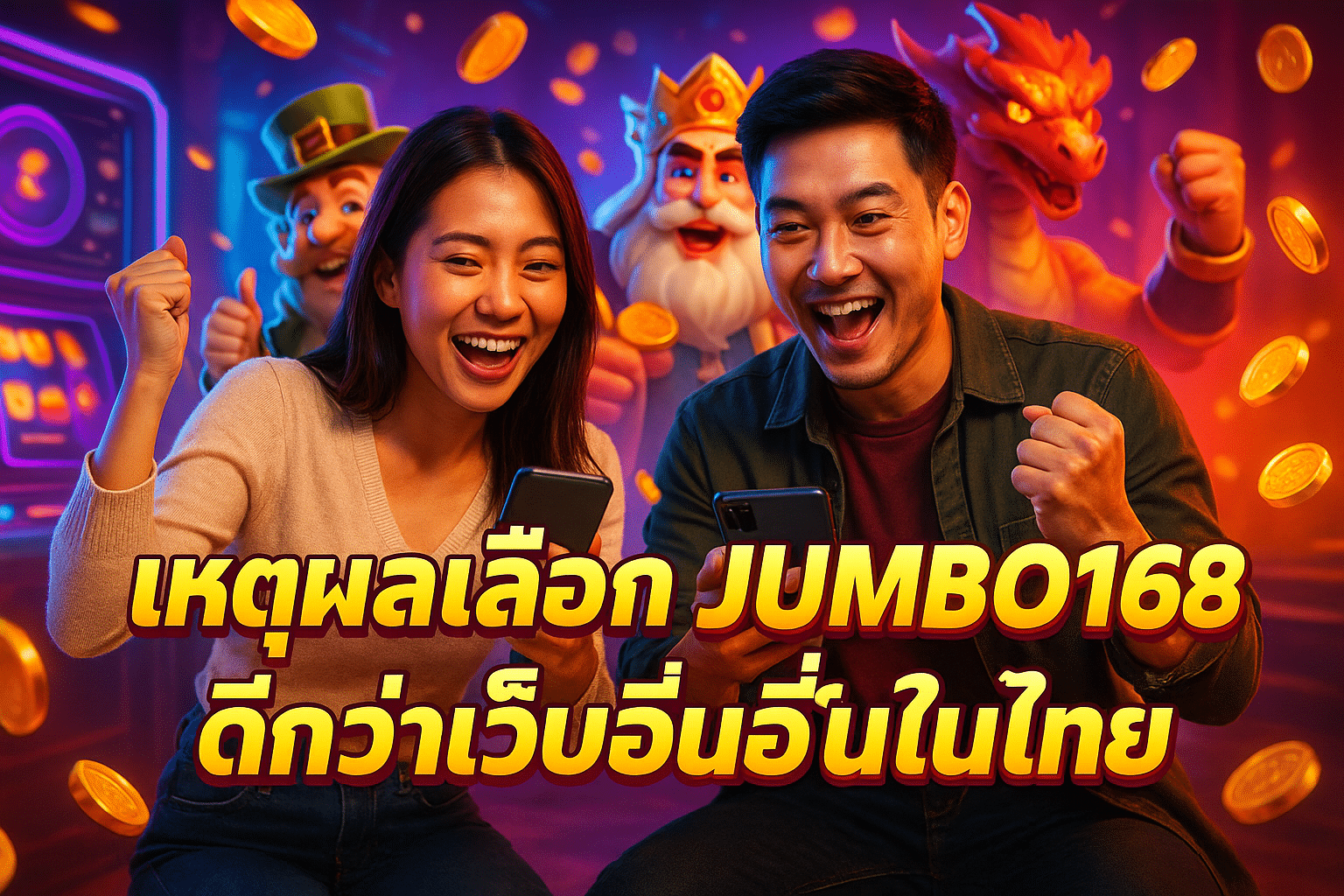 เหตุผลเลือก JUMBO168 ดีกว่าเว็บอื่นในไทย