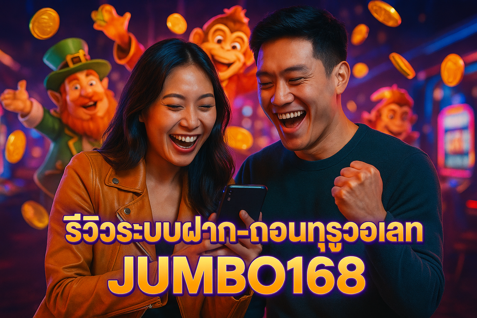 รีวิวระบบฝาก-ถอนทรูวอเลทใน JUMBO168