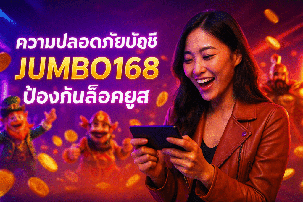 ความปลอดภัยบัญชี JUMBO168 ป้องกันล็อคยูส