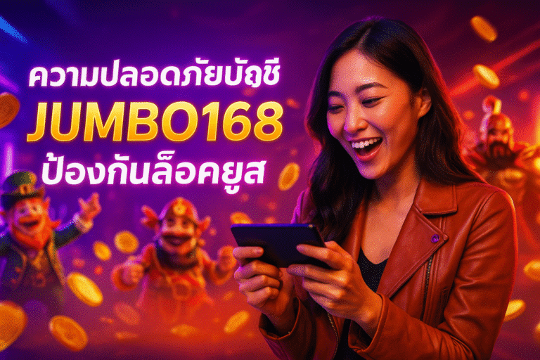 ความปลอดภัยบัญชี JUMBO168 ป้องกันล็อคยูส
