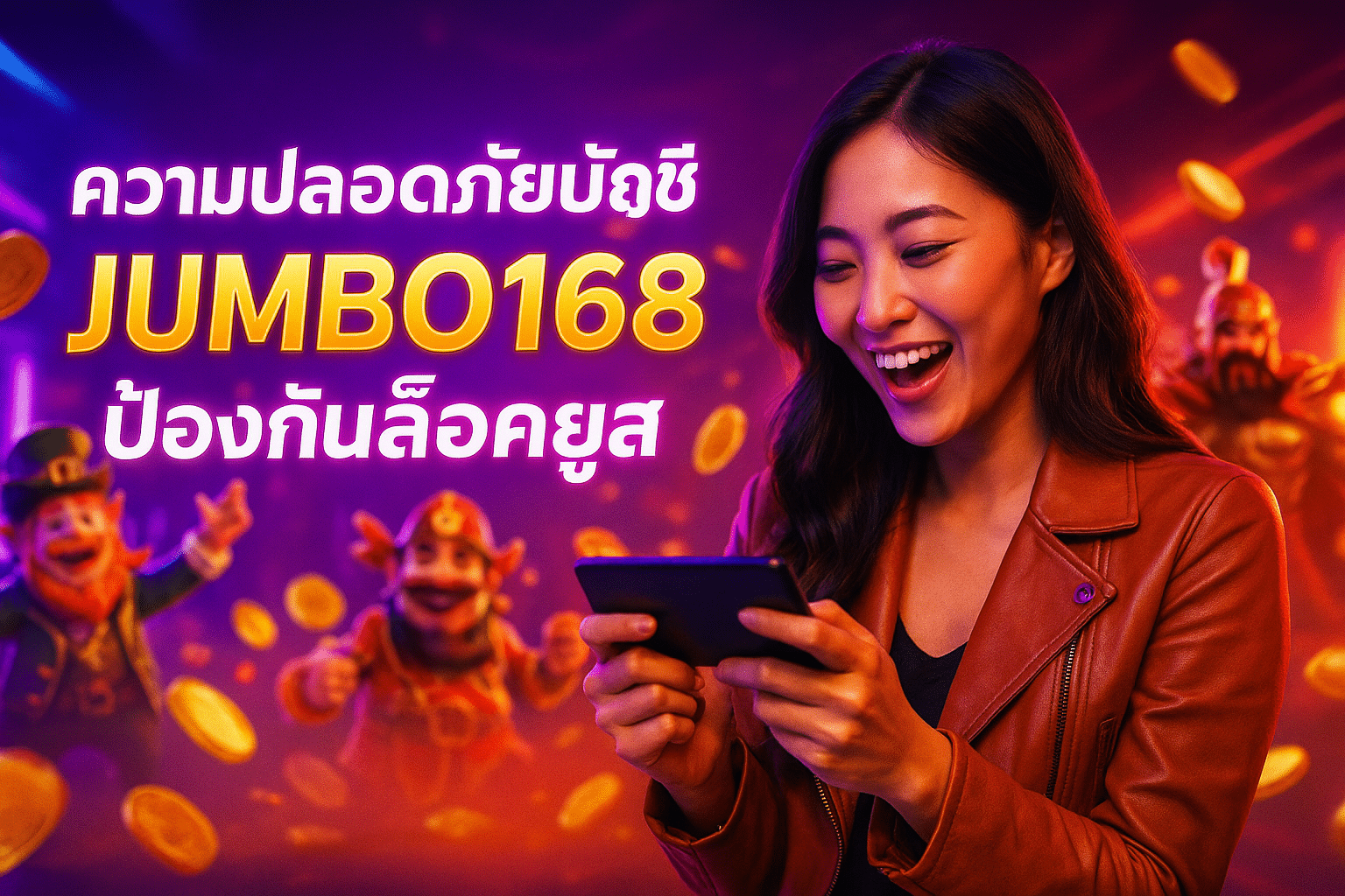 ความปลอดภัยบัญชี JUMBO168 ป้องกันล็อคยูส